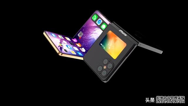 iPhone折疊屏手機曝光：上下內翻折，對標三星？