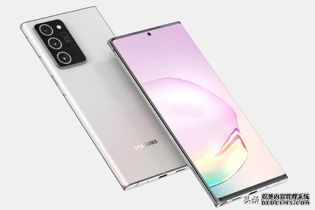 三星Note20+渲染圖曝光：或搭載Exynos992，無緣屏下攝像頭