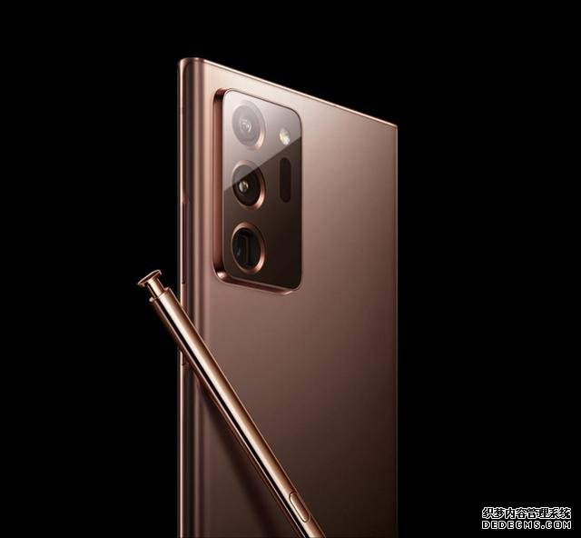 三星官方曝光Galaxy Note 20 Ultra：古銅色，三攝像頭設(shè)計