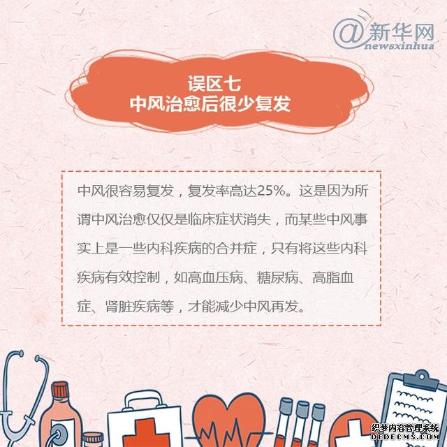 世界預(yù)防中風(fēng)日丨中風(fēng)的這些誤區(qū)，了解一下