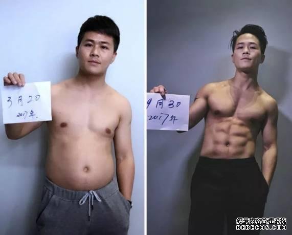 堅持健身，對一個人的改變有多大？一組對比照告訴你！